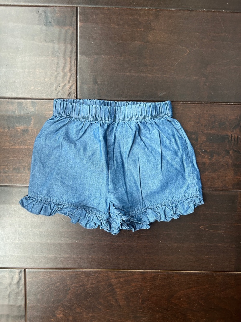 First Impressions Jean Ruffle Frill Shorts 12mo